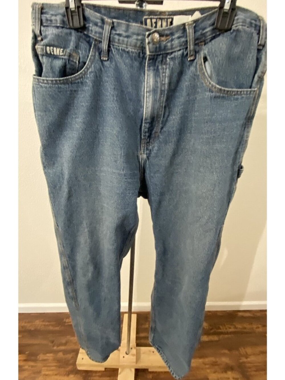 Berne Flannel Lined Jeans Pants Men 36X31 Carpenter Winter Warm